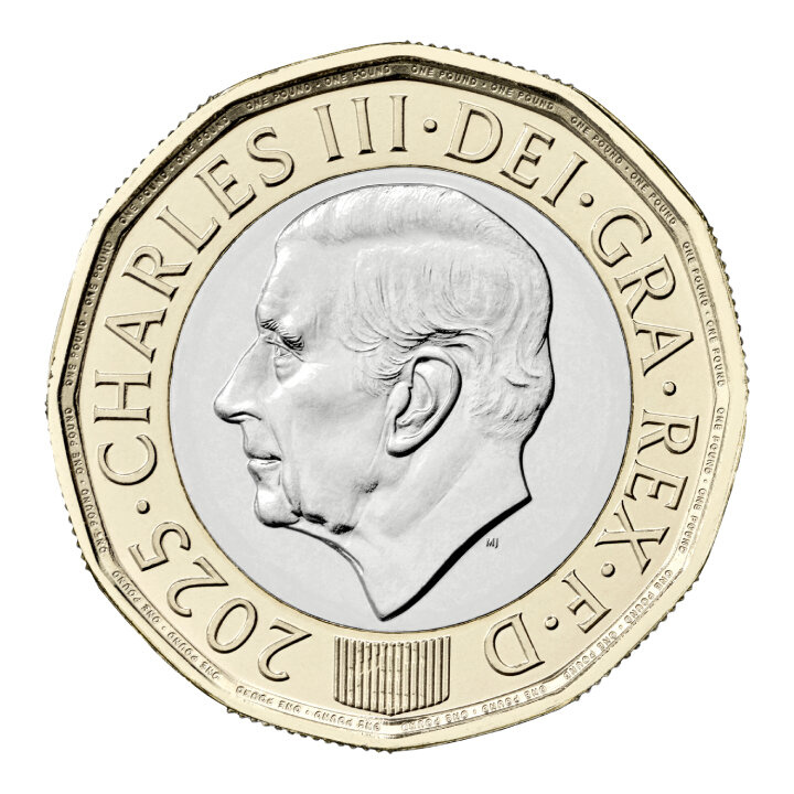 Lote de 8 monedas de cobre Reino Unido Definitive 2025