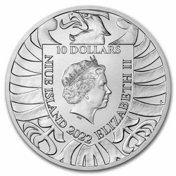 Niue: Český lev 5 uncí stříbra 2022