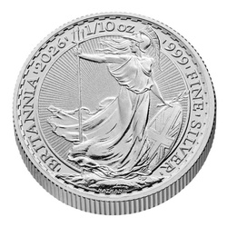 Britannia 1/10 uncji Srebra 2026