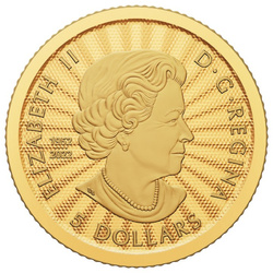 Canada: The Majestic Polar Bear 1/10 oz Gold 2023 (in the card)