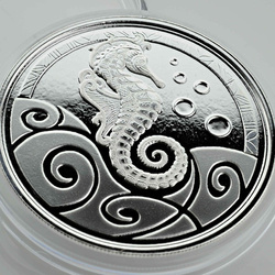 Samoa: Seahorse 1 oz Silver 2019