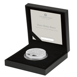 Dame Shirley Bassey 2 oz Silber 2023 Proof