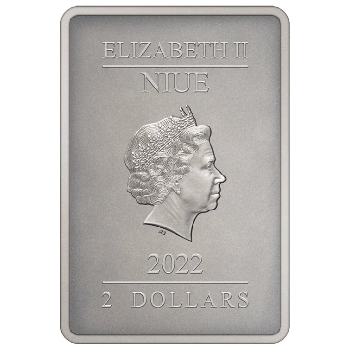 Niue: Star Wars The Mandalorian – Ahsoka Tano coloured 1 oz Silber 2022 Antiqued Finish