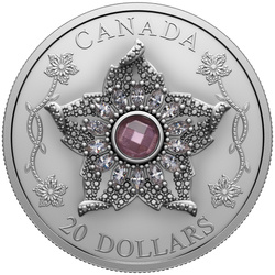 Canada: Williamson Diamond Brooch $20 Srebro 2025 Matte Proof