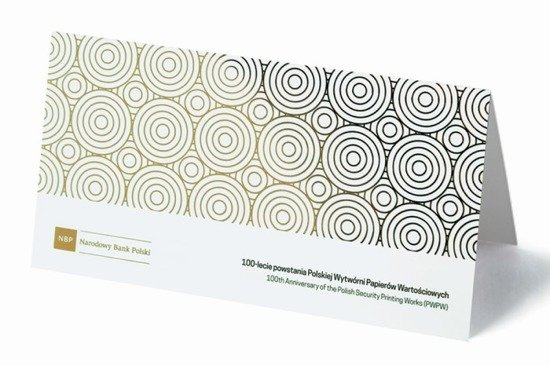 Banknot NBP "100-lecie powstania Polskiej Wytwórni Papierów Wartościowych" 2019