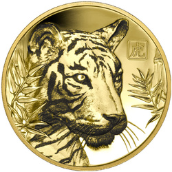Niue : Lunar - Année du Tigre 1 once d'or 2022 Proof