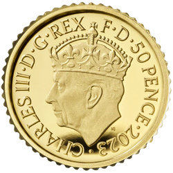 Le couronnement de Sa Majesté le roi Charles III 1/40 once d'or 2023 Proof