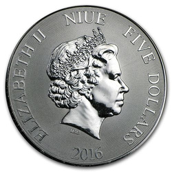 Niue Taku 2 oz Plata 2016