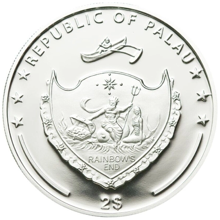 Palau Maica Domnului din Licheń aurită 1/2 oz argint 2011 Proof