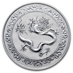 Niue: Animales Celestiales - Dragón Verde 1 oz Plata 2019 Proof