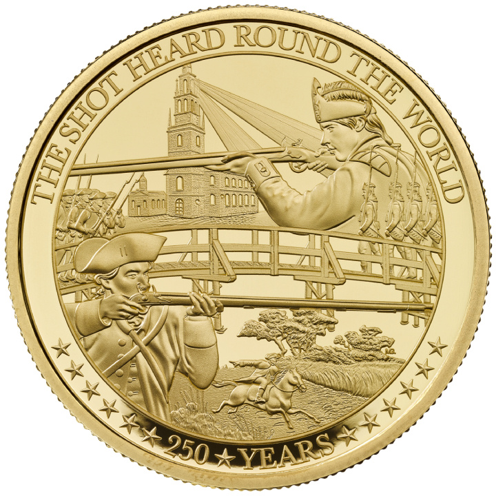 The Battle of Independence 1 once d'or 2025 Proof