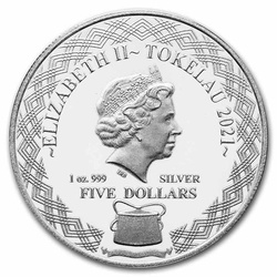 Tokelau: Búho pigmeo del norte 1 oz Plata 2021