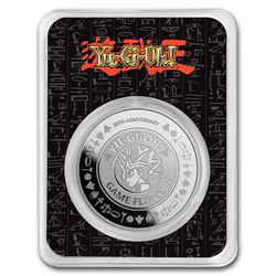Niue: Yu-Gi-Oh! - 25th Anniversary 1 oz Silber 2022 Prooflike (Slab)