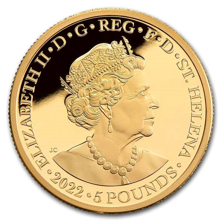 St Helena: Goddess - Hera and the Peacock 1 oz Gold 2022 Proof