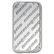 Lingotto da 1 oncia di platino Engelhard