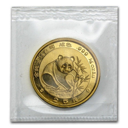 China Panda 1/4 oz Gold 1988