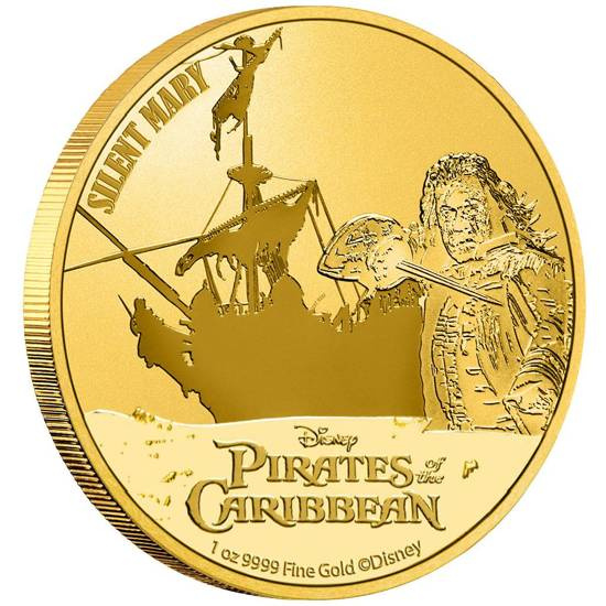 Niue : Disney Pirates des Caraïbes - Silent Mary 1 once d'or 2022