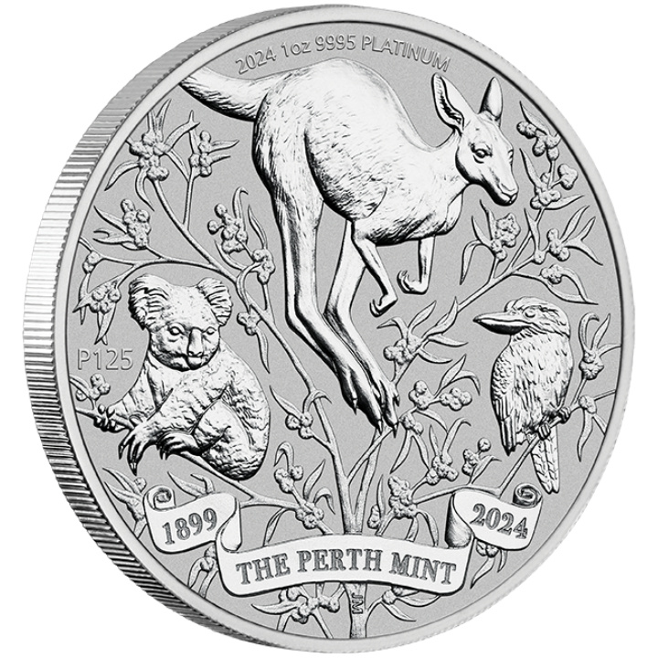 The Perth Mint’s 125th Anniversary 1 oz Platin 2024
