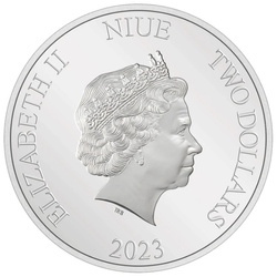 Niue: DC Villains - The Joker barevné 1 unce stříbra 2023 Proof