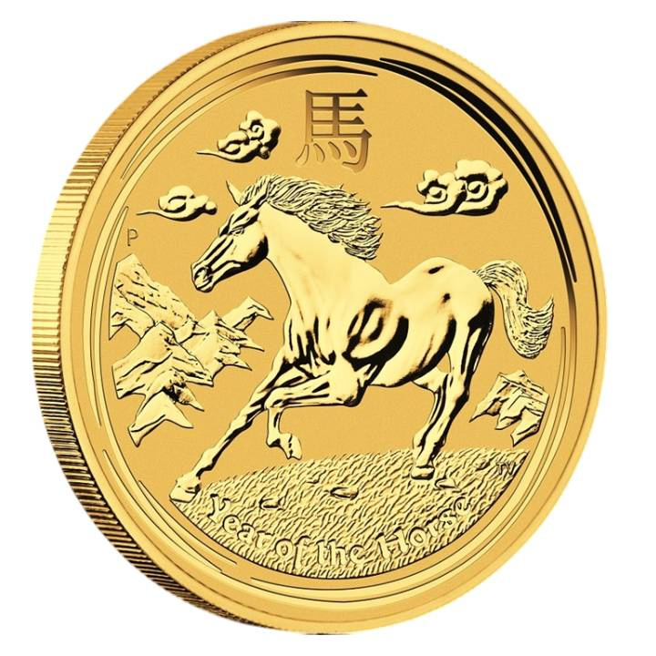 Perth Mint: Lunar II - A ló éve 1/10 oz arany 2014
