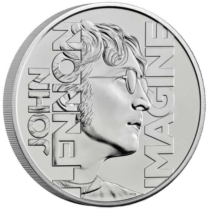 John Lennon £5 rame-nichel 2025
