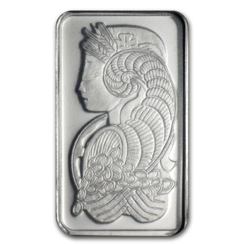 Lingote de platino Pamp de 1 gramo