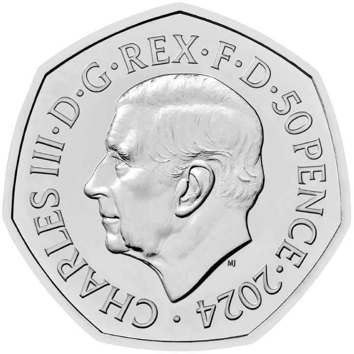 Harry Potter: Black Lake 50p Cobre-níquel 2024