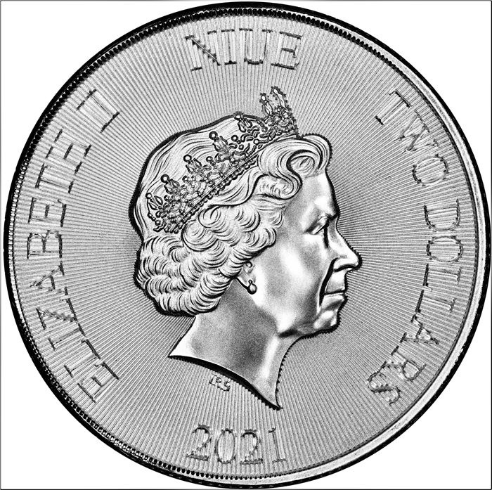 Niue: Robin Hood 1 oz Plata 2021