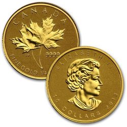 Canadian Maple Leaf: Set of 4 coins 1.4 oz Gold 2013 Proof