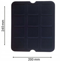 Leuchtturm - Mazzola tray for 12 Quadrum Coin capsules (blue)