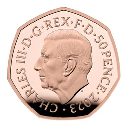 Set of 5 United Kingdom Gold 2023 Proof Commemorative Coin