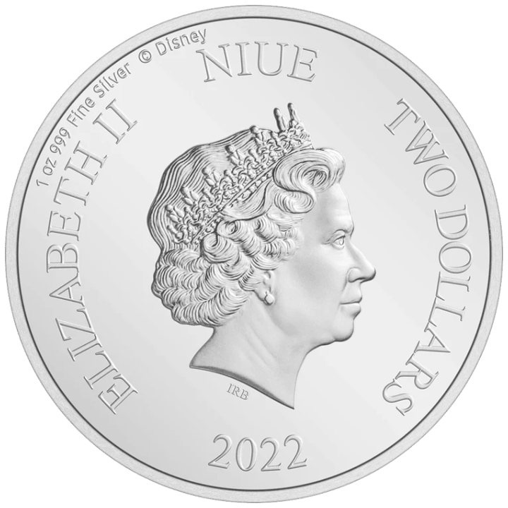 Niue: Disney 101 Dalmatians - Plantation coloured 1 oz Silber 2022 Proof