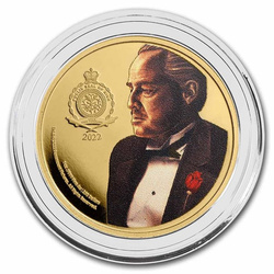 Niue: Kmotr barevný 50. výročí filmu 1 unce zlata 2022 Proof