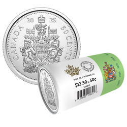 Canada: "Coat of Arms" 50 cents 2024