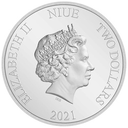 Niue : Harry Potter Classic - Dobby the House Elf 1 once d'argent 2021 Proof