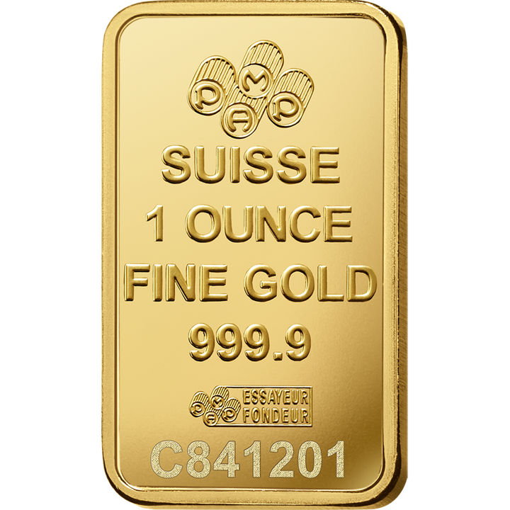 PAMP Lady Fortuna Veriscan 1 oz Gold Bar