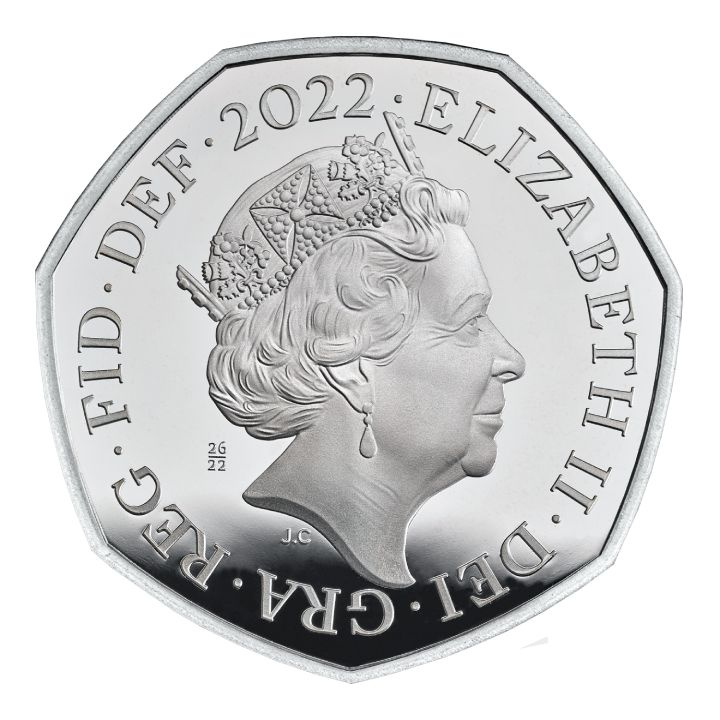 10 darabos készlet Her Majesty Queen Elizabeth platina 2022 Proof érmék