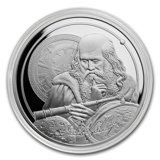 Ikony inspiracji - Galileo 1 uncja Srebra 2021
