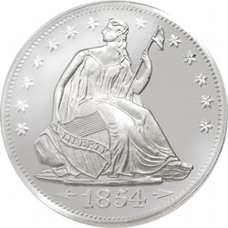 Seated Liberty 1 oz Silver Round