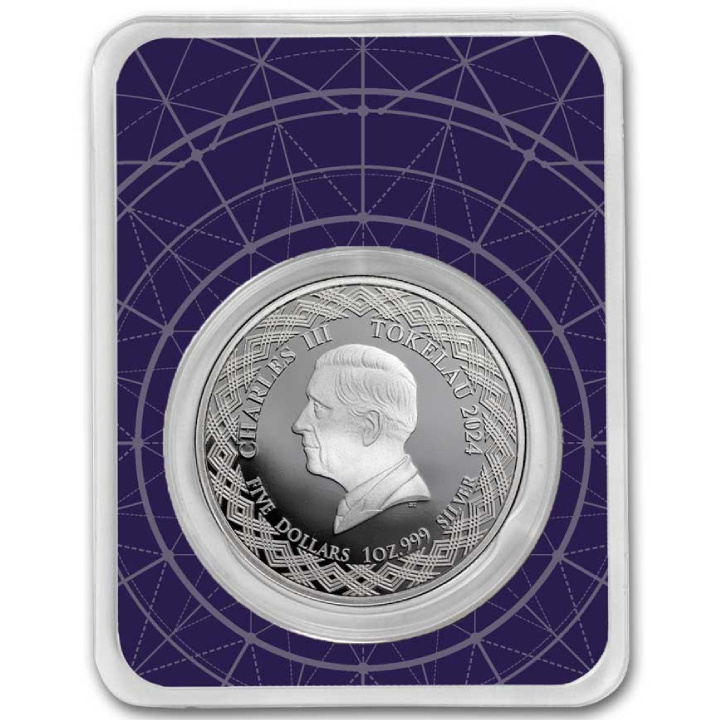 Tokelau: Zodiac Series - Scorpio 1 oz Silber 2024 Slab