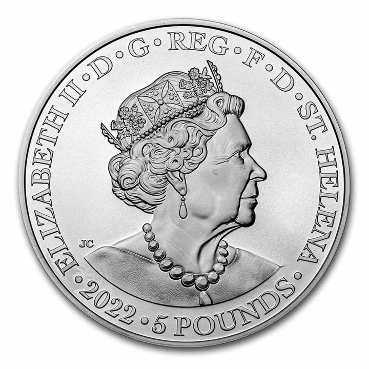 St Helena: Goddess - Hera and the Peacock 5 oz Silber 2022