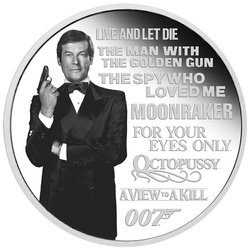 Tuvalu: James Bond Legacy - Sean Connery 1 oz Silver 2021