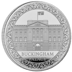 Buckingham Palace 5 £ Argent 2024 Proof