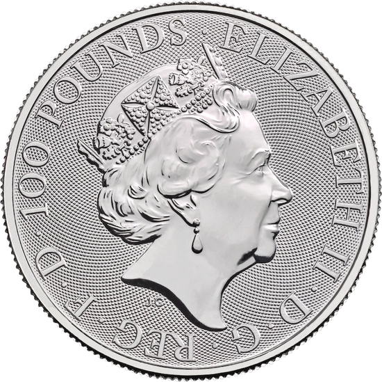 The Queen’s Beasts: The Yale of Beaufort 1 oz Platinum 2020