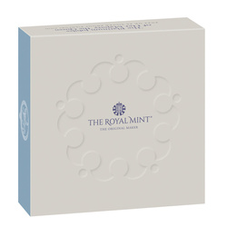 Le jubilé de platine de Sa Majesté la Reine 5 £ Argent 2022 Proof Piedfort Coin