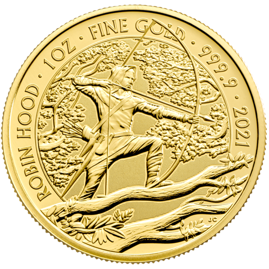 Mitos y Leyendas: Robin Hood 1 oz Oro 2021