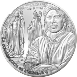 Silbermünze Lord of the Rings: Boromir and the Argonath on the River Anduin Silber Ag. 333 10 Euro 2026