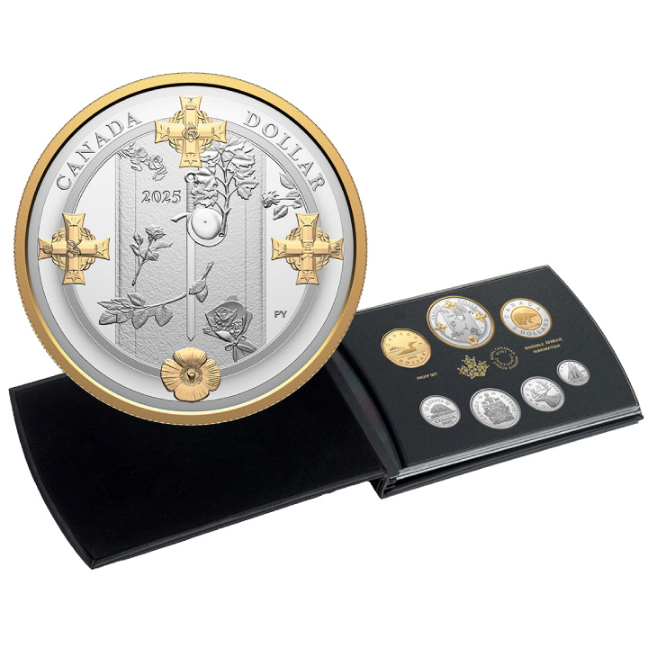 Zestaw Canada: Tomb of the Unknown Soldier 7 srebrnych monet 2025 Proof