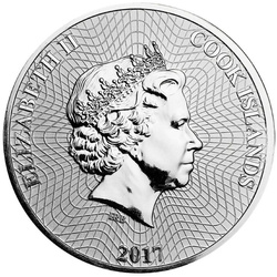Cook Islands HMS Bounty 1 uncja Srebra 2017