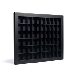 Leuchtturm - Coffret de collection à 60 compartiments (noir)